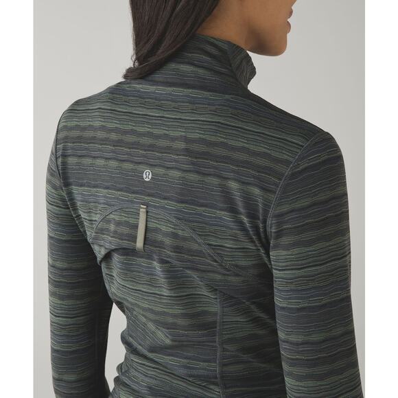 LULULEMON Women's Define Jacket Size 8 In Space Dye Twist Dark Slate Fatigue - Picture 3 of 13